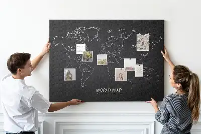 Tableau de liège Division étatique du globe