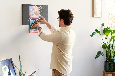 Tableau en liège déco Citation d'aventure