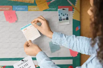 Tableau de liège Organisateur d'activités scolaires
