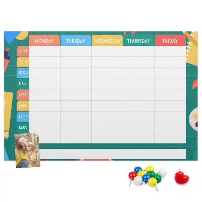 Tableau de liège Organisateur d'activités scolaires