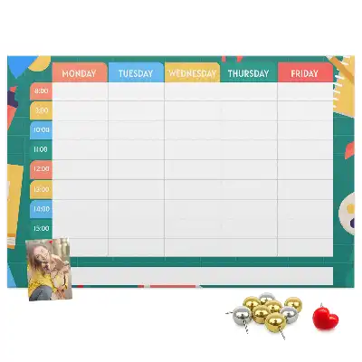 Tableau de liège Organisateur d'activités scolaires
