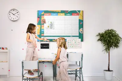 Tableau de liège Organisateur d'activités scolaires
