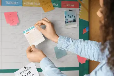 Tableau de liège Organisateur d'activités scolaires