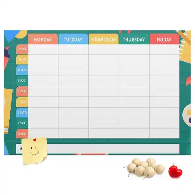 Tableau de liège Organisateur d'activités scolaires