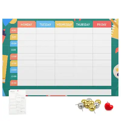 Tableau de liège Organisateur d'activités scolaires