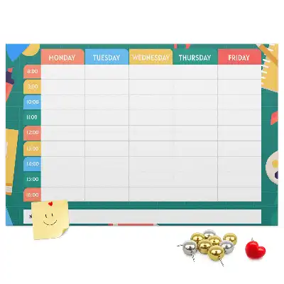 Tableau de liège Organisateur d'activités scolaires