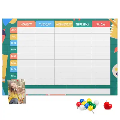 Tableau de liège Organisateur d'activités scolaires