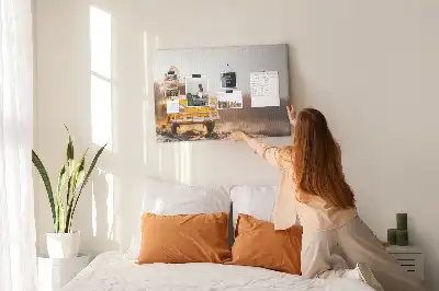 Tableau en liège déco Voiture vacances