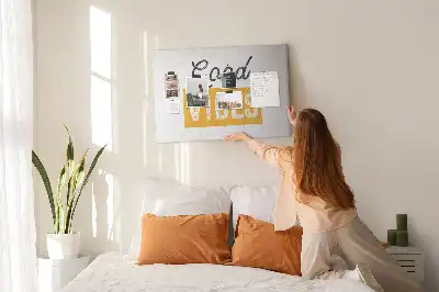 Tableau en liège déco Phrase inspirante