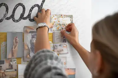 Tableau en liège déco Phrase inspirante