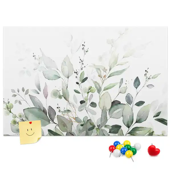 Tableau en liège déco Feuilles botaniques nature