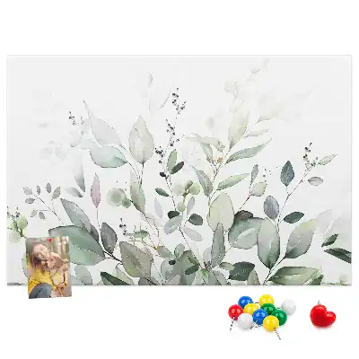 Tableau en liège déco Feuilles botaniques nature