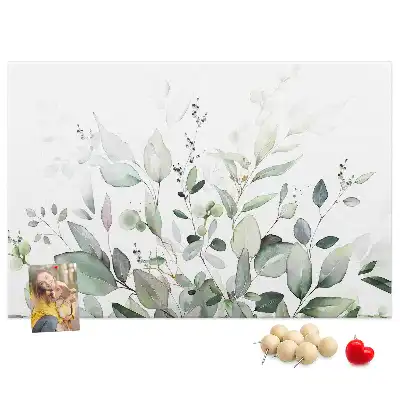 Tableau en liège déco Feuilles botaniques nature
