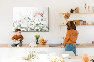 Tableau en liège déco Feuilles botaniques nature