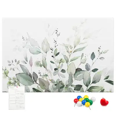 Tableau en liège déco Feuilles botaniques nature