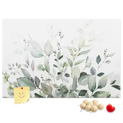 Tableau en liège déco Feuilles botaniques nature