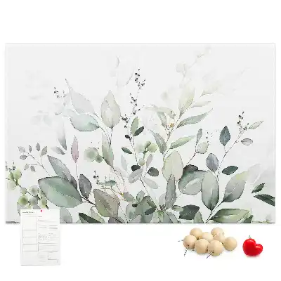 Tableau en liège déco Feuilles botaniques nature