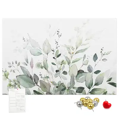 Tableau en liège déco Feuilles botaniques nature