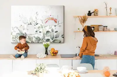 Tableau en liège déco Feuilles botaniques nature