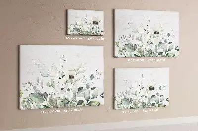 Tableau en liège déco Feuilles botaniques nature