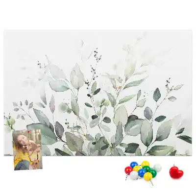 Tableau en liège déco Feuilles botaniques nature
