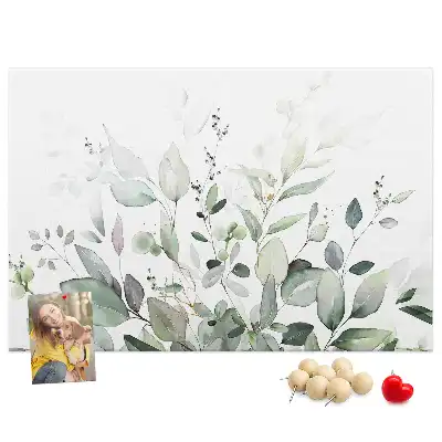 Tableau en liège déco Feuilles botaniques nature