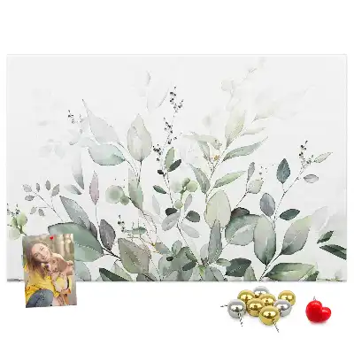 Tableau en liège déco Feuilles botaniques nature