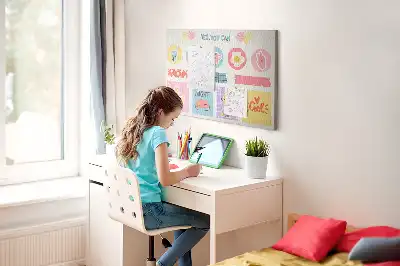 Tableau de liège Planificateur scolaire