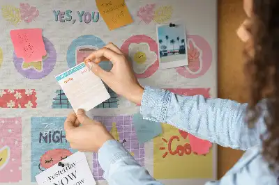 Tableau de liège Planificateur scolaire