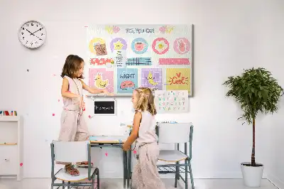 Tableau de liège Planificateur scolaire