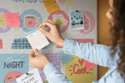 Tableau de liège Planificateur scolaire
