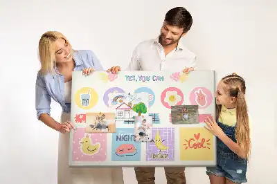 Tableau de liège Planificateur scolaire