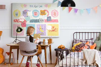Tableau de liège Planificateur scolaire