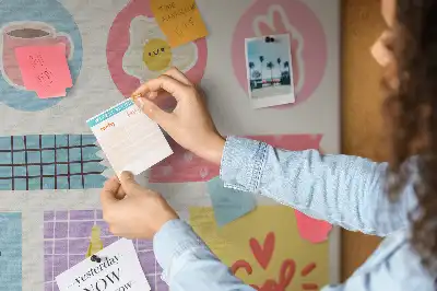 Tableau de liège Planificateur scolaire