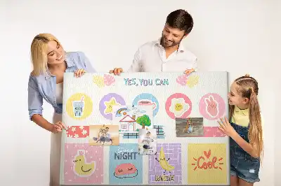 Tableau de liège Planificateur scolaire