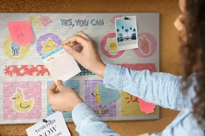 Tableau de liège Planificateur scolaire