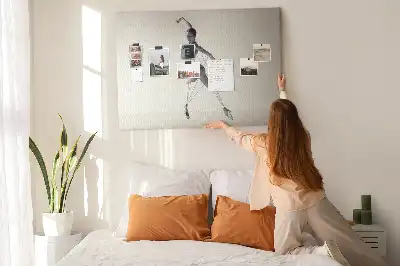 Tableau d'affichage en liège motif Ballerine