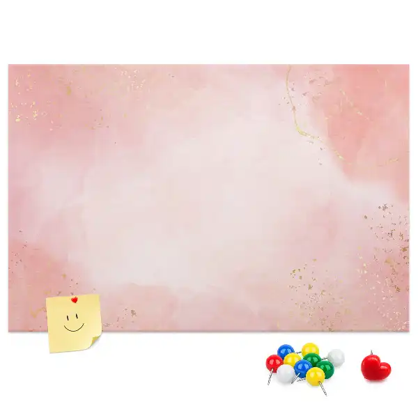Tableau de liège Marbre rose