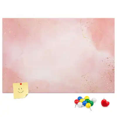 Tableau de liège Marbre rose