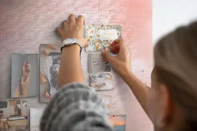 Tableau de liège Marbre rose