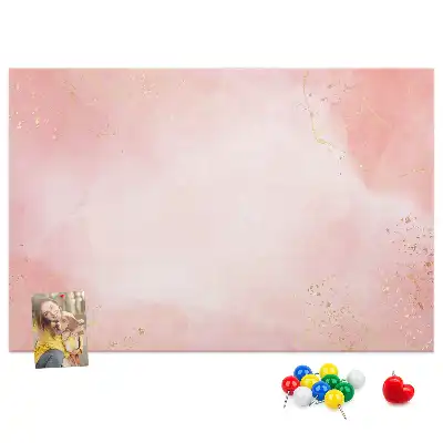 Tableau de liège Marbre rose