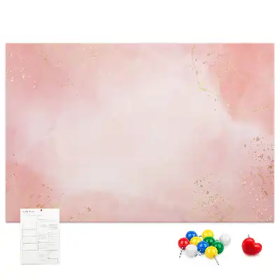Tableau de liège Marbre rose