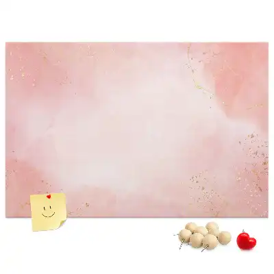 Tableau de liège Marbre rose