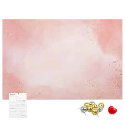 Tableau de liège Marbre rose