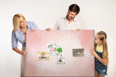 Tableau de liège Marbre rose