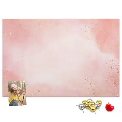 Tableau de liège Marbre rose
