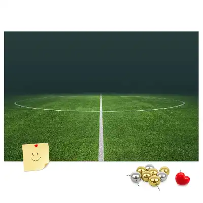 Tableau en liège déco Terrain de football