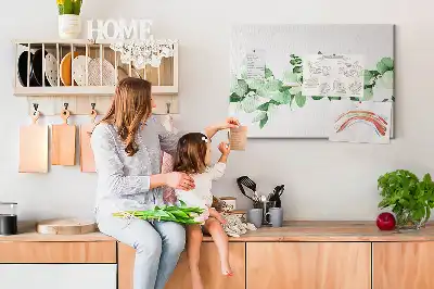 Tableau de liège Branche de plante