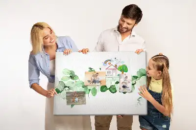 Tableau de liège Branche de plante