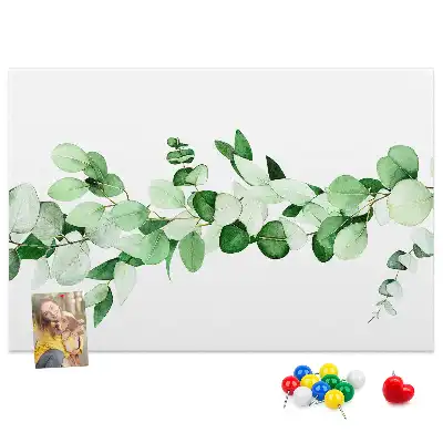 Tableau de liège Branche de plante